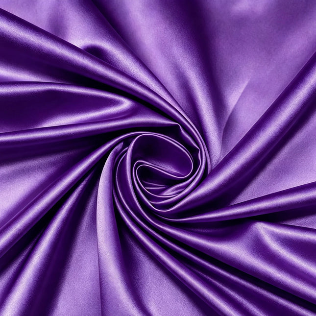 Bridal Duchess Satin - Indigo Purple
