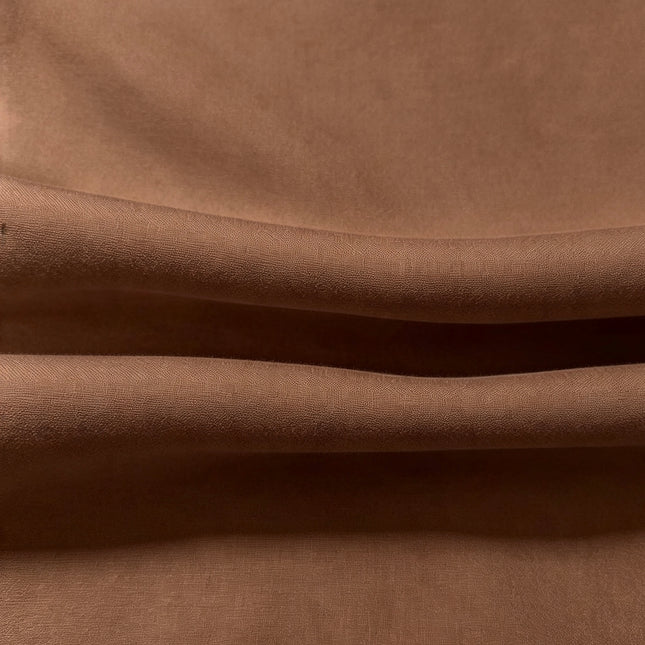 100% Plain Brown Polycotton Fabric