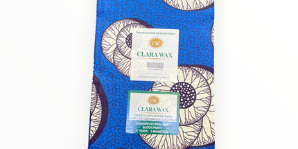 African Print Fabrics - 6 Yards - Polycotton