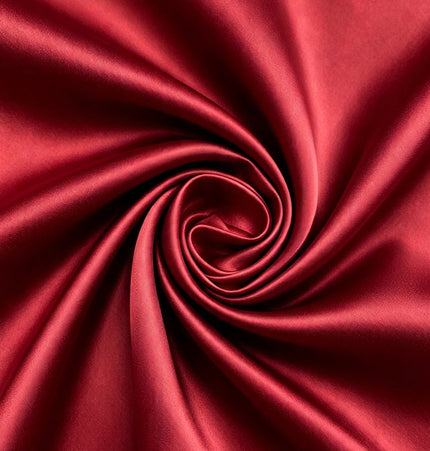 Bridal Duchess Satin - Maroon
