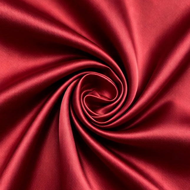 Bridal Duchess Satin - Maroon