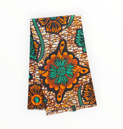 African Print Fabrics - 6 Yards - Polycotton