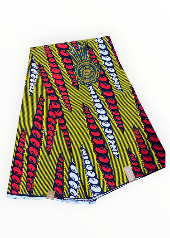 African Print Fabrics - 100% Cotton