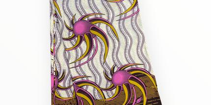 African Print Fabrics - 6 Yards - Polycotton