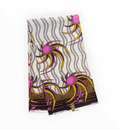 African Print Fabrics - 6 Yards - Polycotton