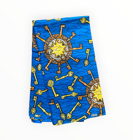 African Print Fabrics - 6 Yards - Polycotton