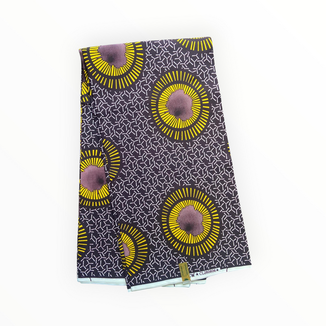 African Print Fabrics - 6 Yards - Polycotton