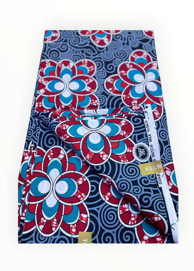 African Print Fabrics - 100% Cotton