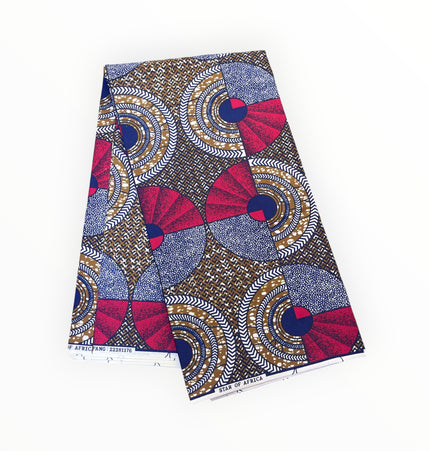 African Print Fabrics - 6 Yards - Polycotton