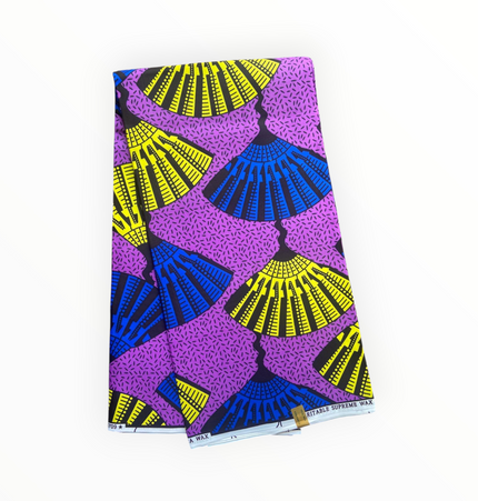 African Print Fabrics - 6 Yards - Polycotton