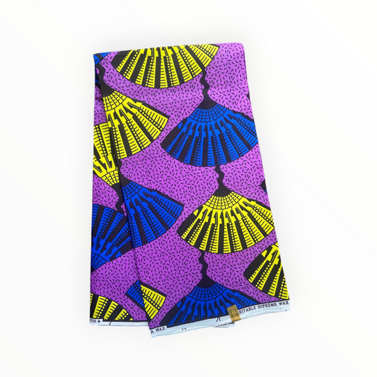 African Print Fabrics - 6 Yards - Polycotton