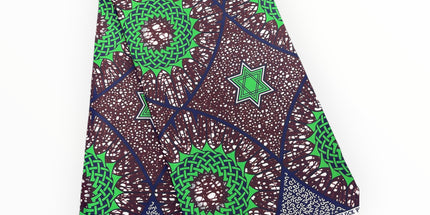 African Print Fabrics - 6 Yards - Polycotton