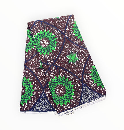 African Print Fabrics - 6 Yards - Polycotton