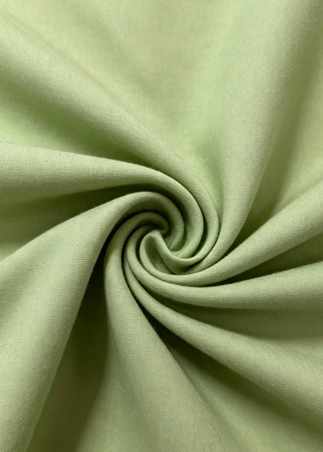 100% Plain Olive Green Polycotton Fabric