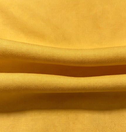 100% Plain Gold Polycotton Fabric