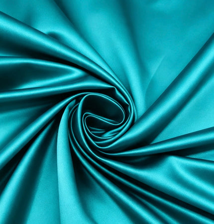 Bridal Duchess Satin - Teal