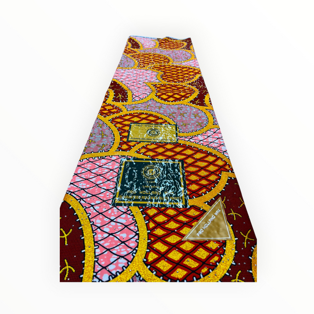 Pro Holland African Wax Print Fabric (6 Yards Piece)