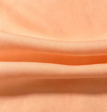 100% Plain Light Peach Polycotton Fabric