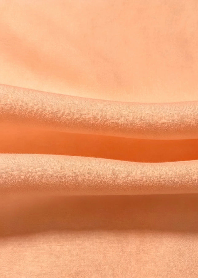 100% Plain Light Peach Polycotton Fabric