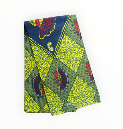 African Print Fabrics - 6 Yards - Polycotton