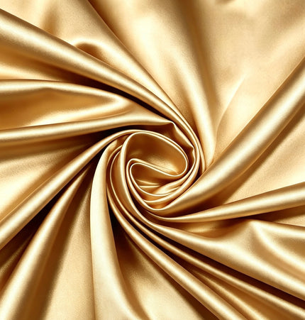 Bridal Duchess Satin - Deep Gold