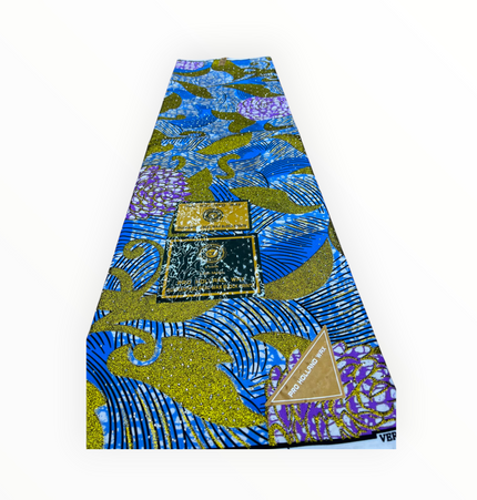 Pro Holland African Wax Print Fabric (6 Yards Piece)