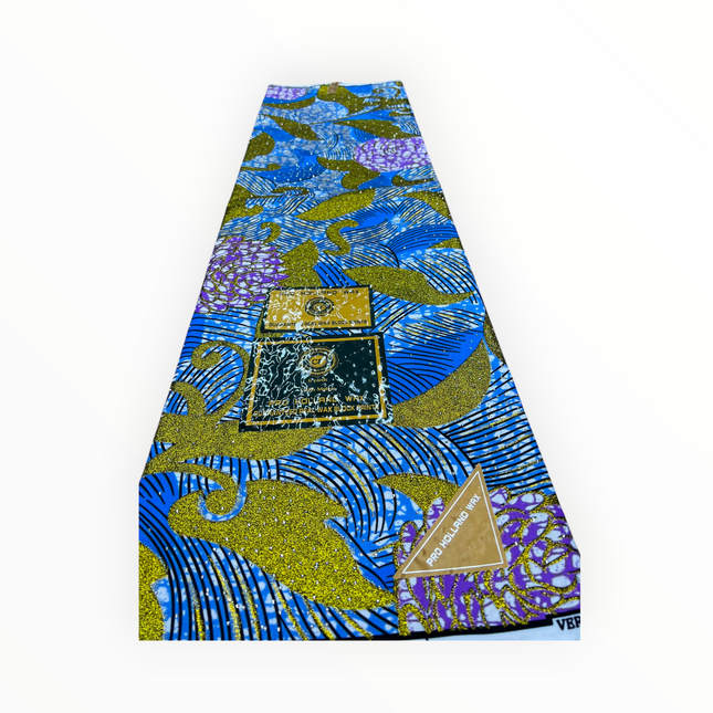 Pro Holland African Wax Print Fabric (6 Yards Piece)
