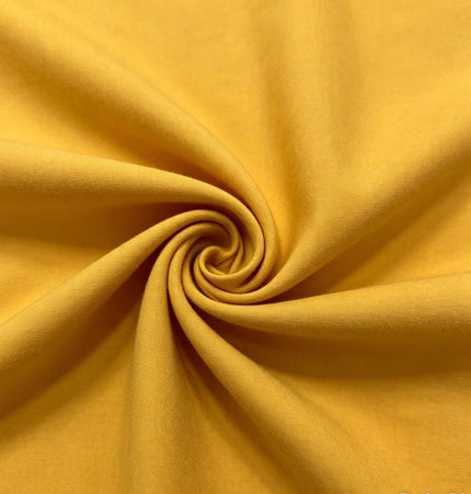 100% Plain Gold Polycotton Fabric