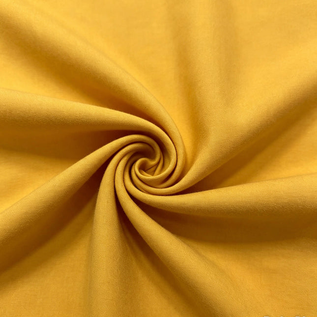 100% Plain Gold Polycotton Fabric