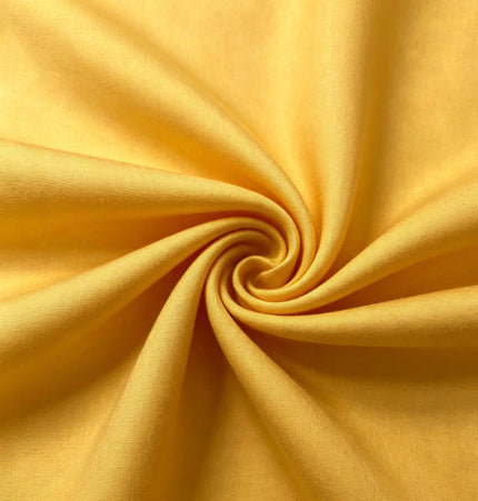 100% Plain Light Gold Polycotton Fabric