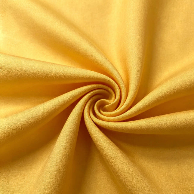 100% Plain Light Gold Polycotton Fabric