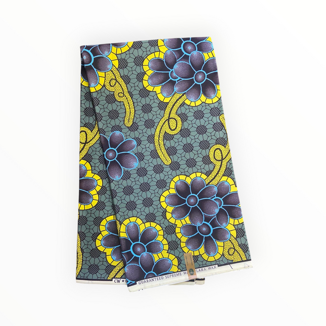 African Print Fabrics - 6 Yards - Polycotton