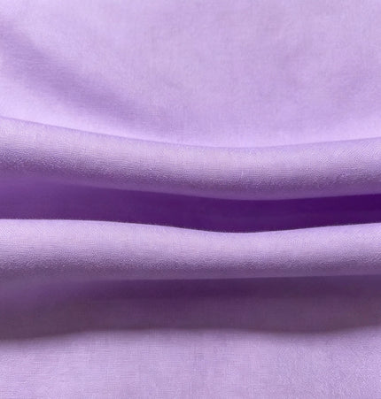 100% Plain Lilac Polycotton Fabric