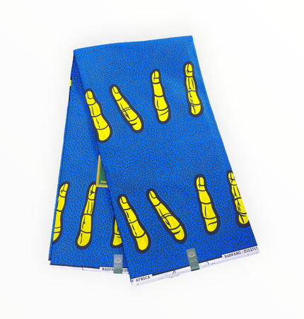 African Print Fabrics - 6 Yards - Polycotton