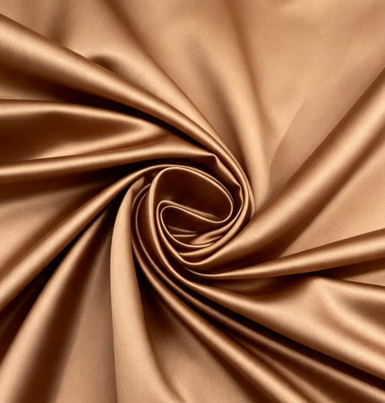 Bridal Duchess Satin - Light Brown