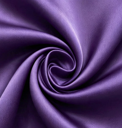 Bridal Duchess Satin - Deep Purple