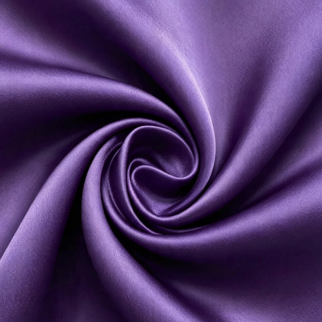 Bridal Duchess Satin - Deep Purple
