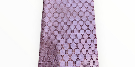 Top Quality Cord Lace Fabric in Turkish Rose - 5 Yards