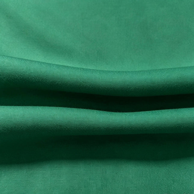 100% Plain Dark Green Polycotton Fabric