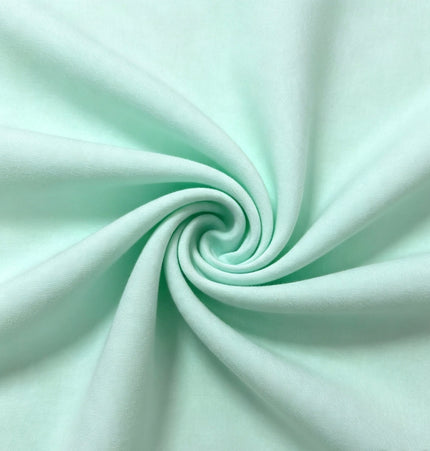 100% Plain Light Mint Green Polycotton Fabric