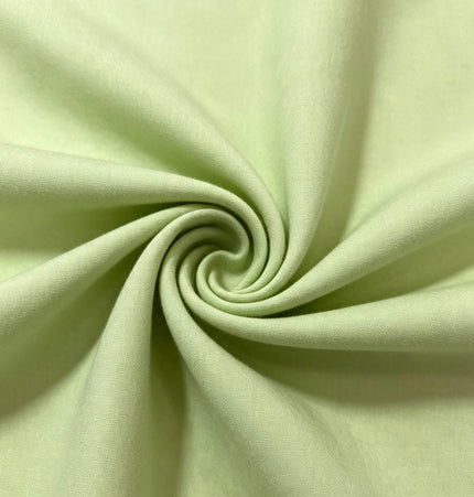 100% Plain Light Olive Green Polycotton Fabric