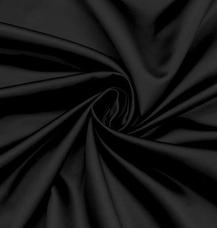Bridal Duchess Satin - Black