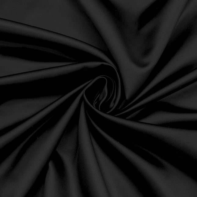 Bridal Duchess Satin - Black