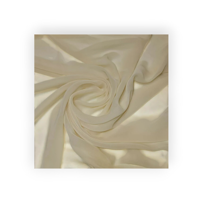 Chiffon Fabric Beige