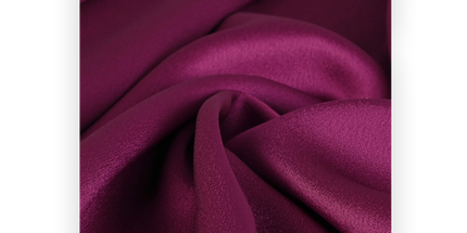 Crepe Back Satin, White