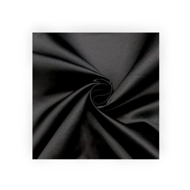 Bridal Duchess Satin - Black