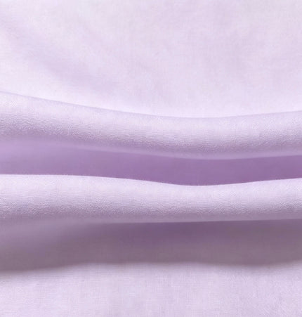 100% Plain Light Lilac Polycotton Fabric