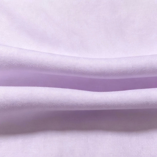 100% Plain Light Lilac Polycotton Fabric