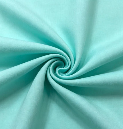 100% Plain Mint Green Polycotton Fabric