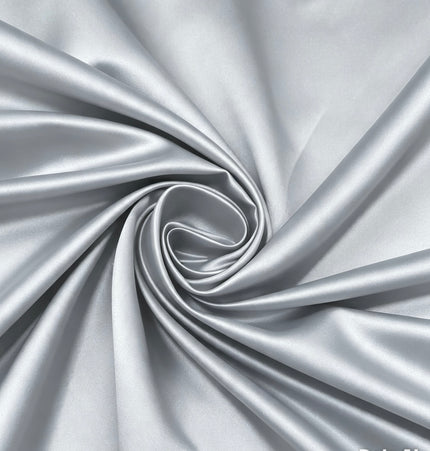Bridal Duchess Satin - Light Gray